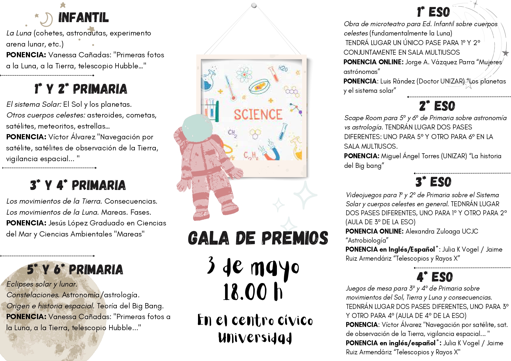 Surplus colaborador de la 2ª Feria de Ciencias del Colegio Nuestra Señora de la Merced